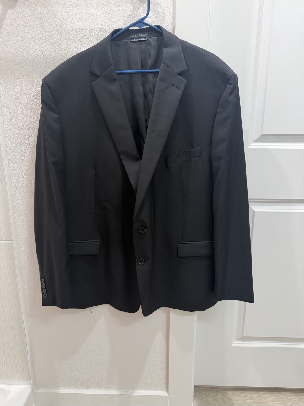 Men's Black Ralph Lauren Two-Button Suit Blazer 54r